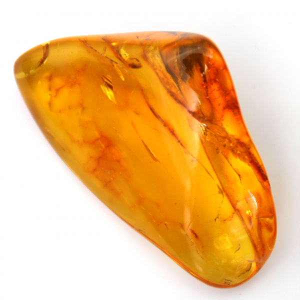 Yellow Baltic Amber – Polished Pebble, Decorative Object