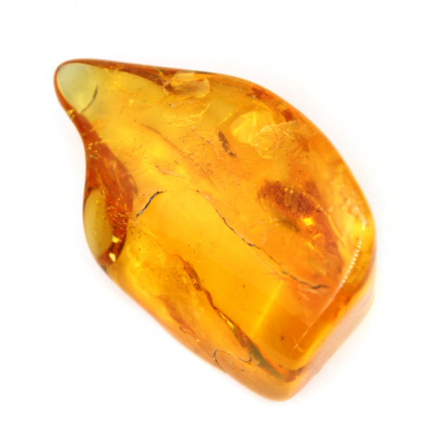 Small Yellow Amber Pebble – Collectible Fossil Resin