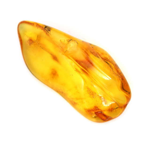 Yellow Amber from Lithuania – Natural Pebble, Collection Specimen