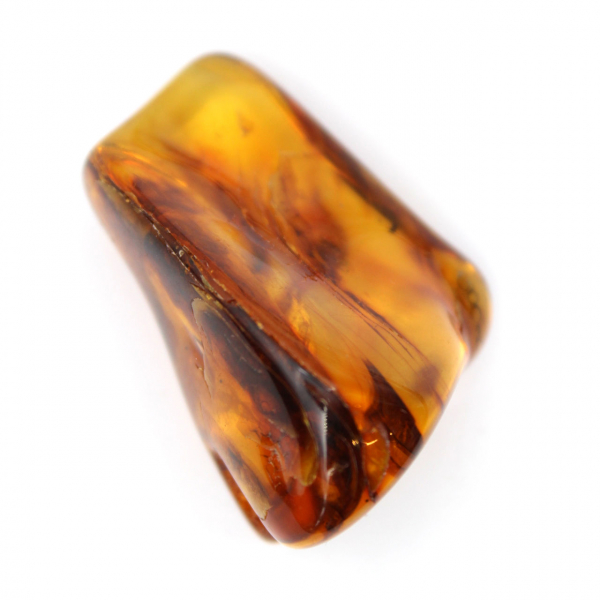 Lithuanian Amber: Small Polished Pebble for Fossil Enthusiasts