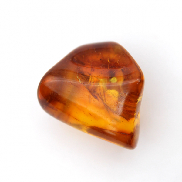 Small Specimen of Polished Amber Pebble - Authentic Lithuania