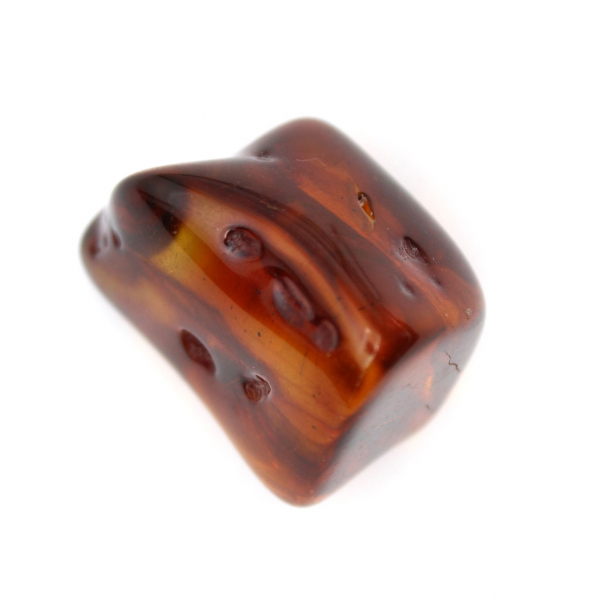 Polished Amber Pebble Specimen - Interior Decoration