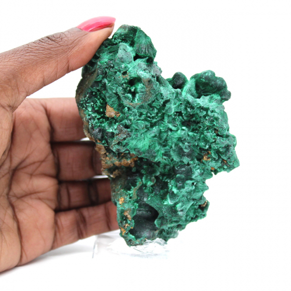 Raw Piece of Fibrous Malachite Raw Piece of Fibrous Malachite