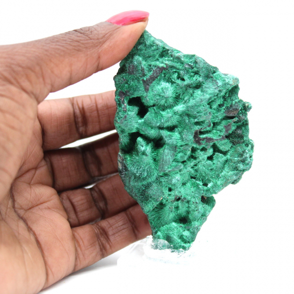 Raw Sample of Fibrous Malachite Raw Sample of Fibrous Malachite