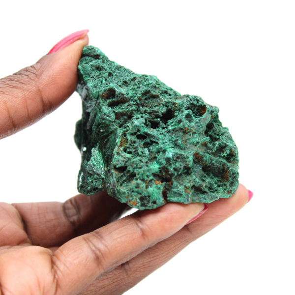 Piece of Raw Fibrous Malachite Piece of Raw Fibrous Malachite