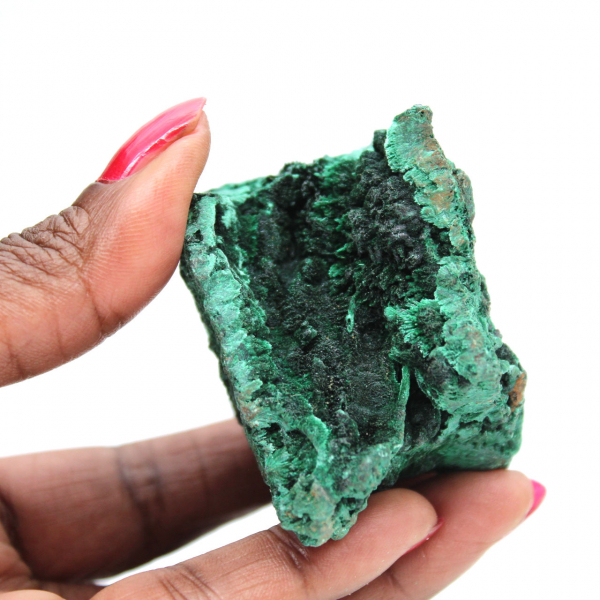 Raw Fibrous Malachite Crystal Raw Fibrous Malachite Crystal