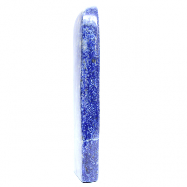 Polished blue lapis lazuli stone from Afghanistan Polished blue lapis lazuli stone from Afghanistan