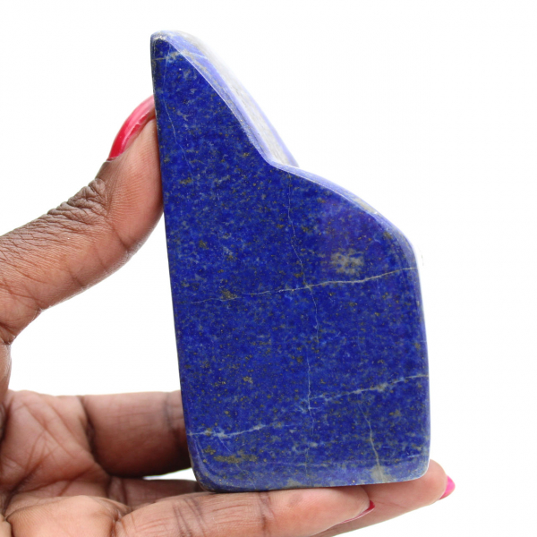 Polished blue lapis lazuli ornament from Afghanistan Polished blue lapis lazuli ornament from Afghanistan