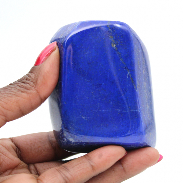 Decorative lapis lazuli polished stone