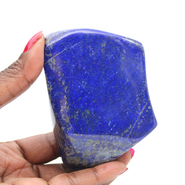 Polished Lapis Lazuli Specimen Afghanistan Natural Stone Polished Lapis Lazuli Specimen Afghanistan Natural Stone