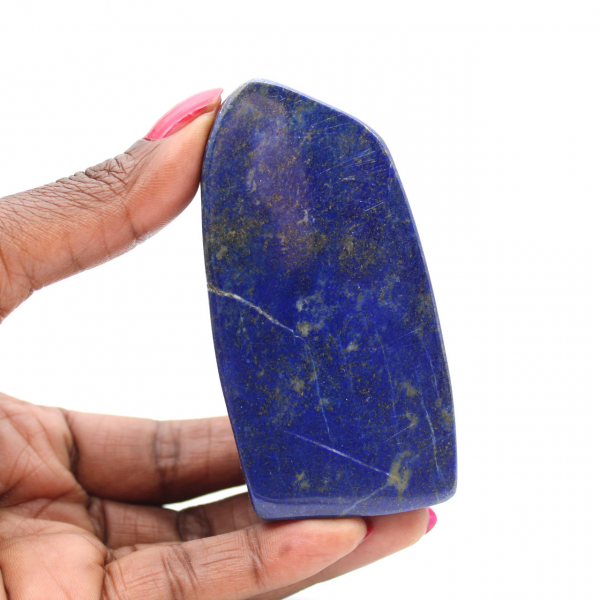 Polished lapis lazuli ornament Afghan stone Polished lapis lazuli ornament Afghan stone