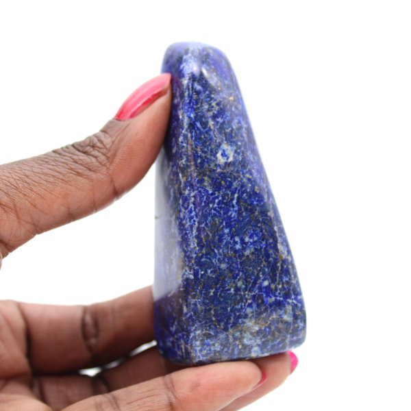 Polished lapis lazuli mineral ornament Afghanistan Polished lapis lazuli mineral ornament Afghanistan