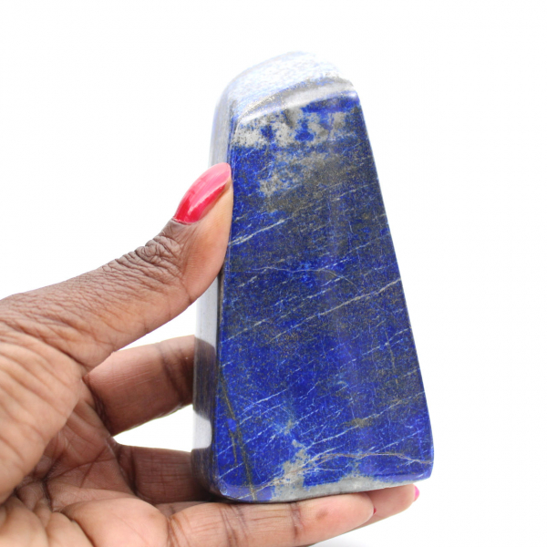 Decorative stone polished lapis lazuli Afghanistan Decorative stone polished lapis lazuli Afghanistan