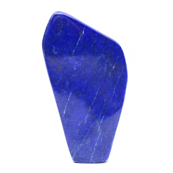 Decorative polished lapis lazuli block