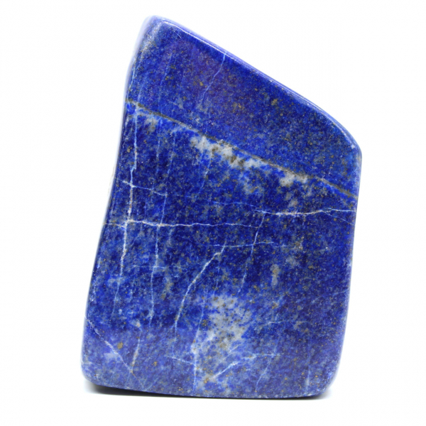 Decorative polished lapis lazuli block