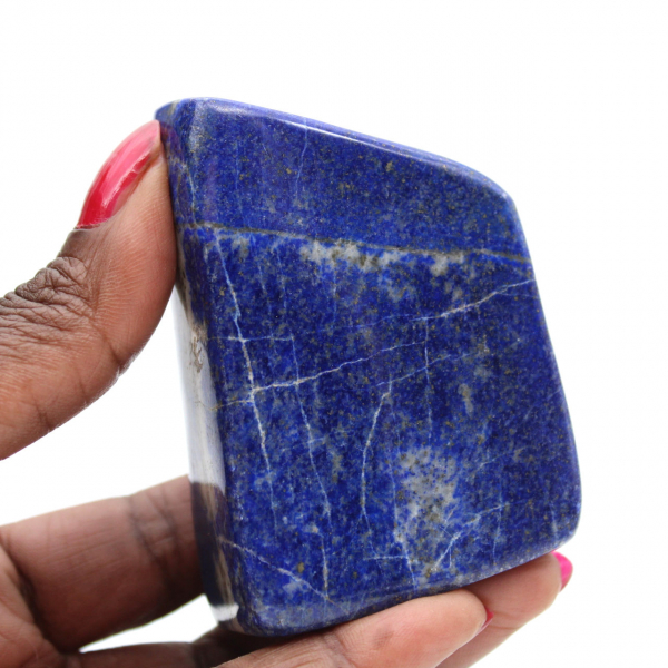 Decorative polished lapis lazuli block Decorative polished lapis lazuli block