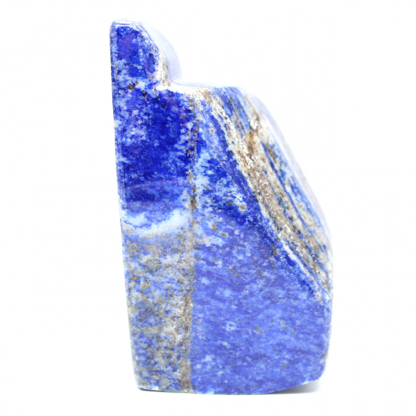 Decorative polished lapis lazuli block