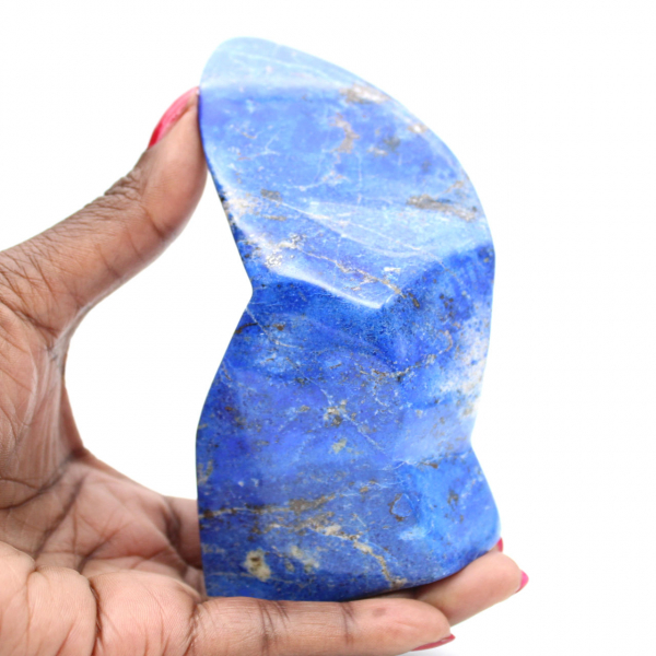 Unique Polished Lapis Lazuli Rock from Afghanistan