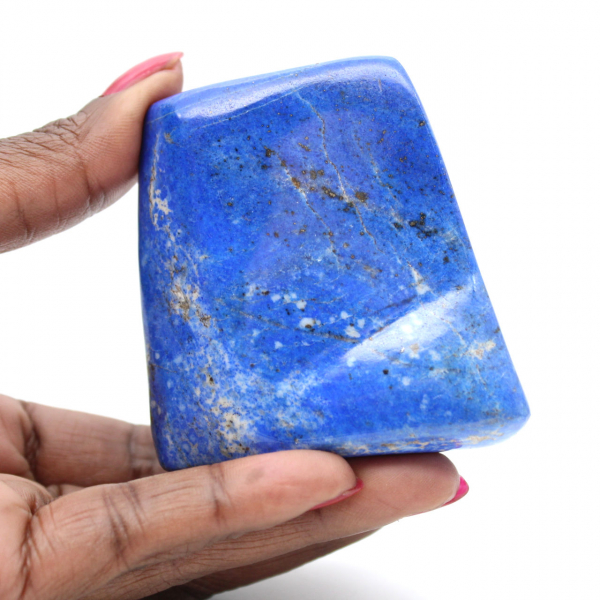 Polished Lapis Lazuli Semi-Precious Stone, Superior Quality