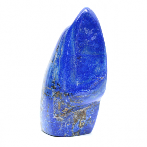 Small polished lapis lazuli from Afghanistan, specimen from a collection