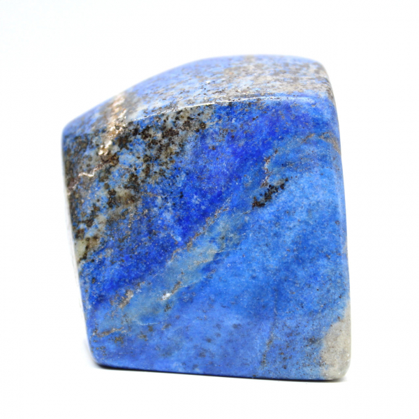 Polished Lapis Lazuli Stone with Natural Inclusions