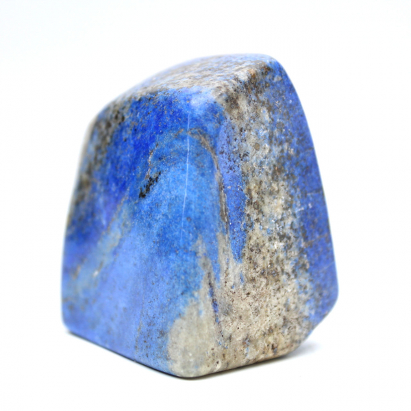 Polished Lapis Lazuli Stone with Natural Inclusions