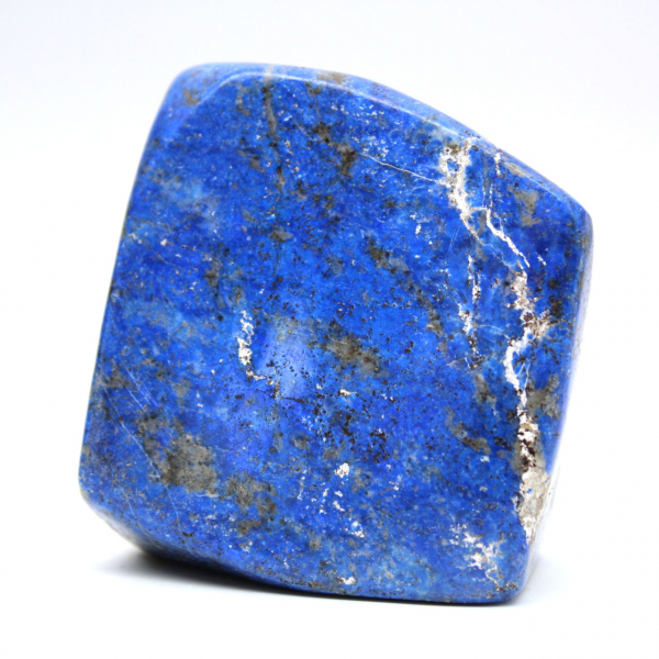 Polished Lapis Lazuli Stone with Natural Inclusions