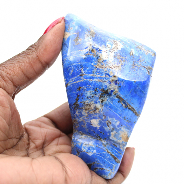 Polished Lapis Lazuli Stone, Authentic Decoration