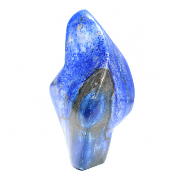 Polished Lapis Lazuli Ornament in Deep Shades