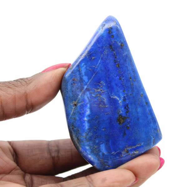 Long Polished Lapis Lazuli, Stone of Authenticity