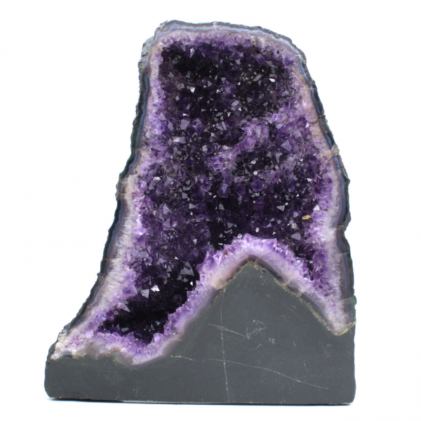  Unique high-quality Brazilian amethyst geode with stable base
