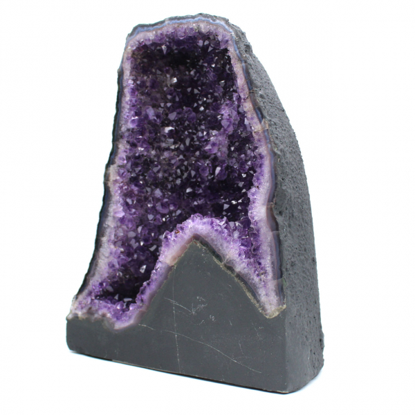  Unique high-quality Brazilian amethyst geode with stable base