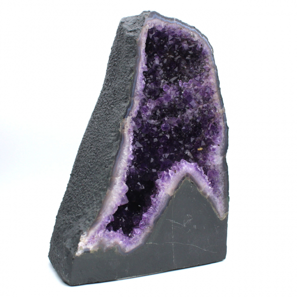  Unique high-quality Brazilian amethyst geode with stable base