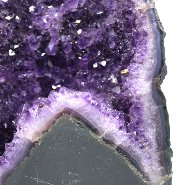  Unique high-quality Brazilian amethyst geode with stable base