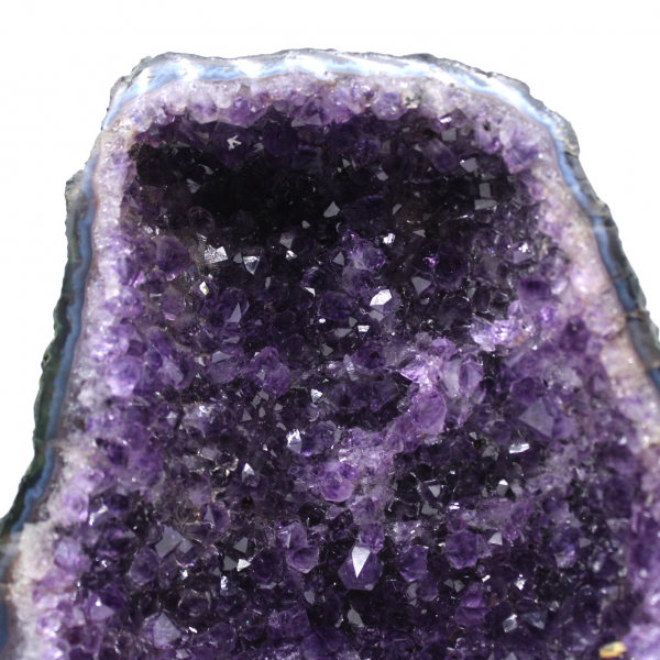  Unique high-quality Brazilian amethyst geode with stable base