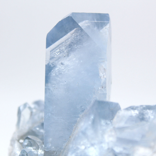 Rare blue celestite geode from Madagascar