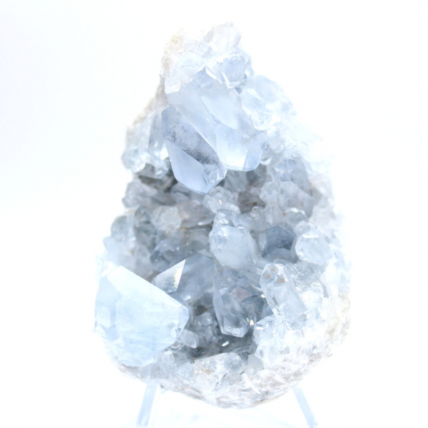 Decorative specimen blue celestite Madagascar
