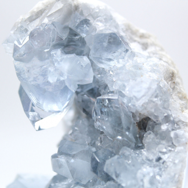 Decorative specimen blue celestite Madagascar