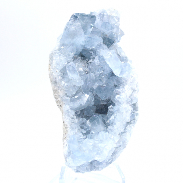 Natural specimen blue celestite Madagascar