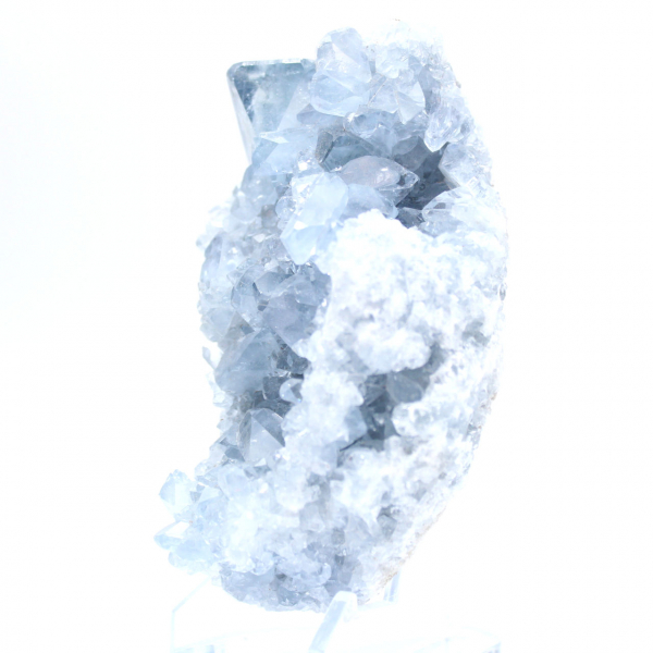 Natural specimen blue celestite Madagascar