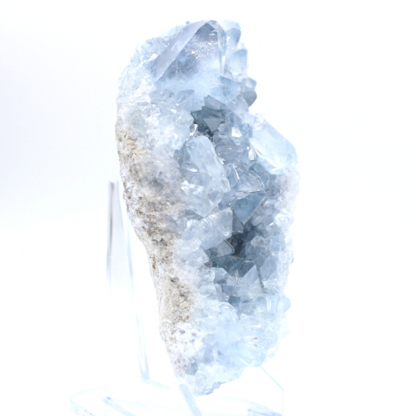 Natural specimen blue celestite Madagascar