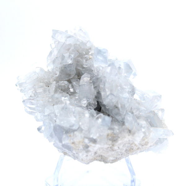 Blue celestite geode Madagascar exceptional quality