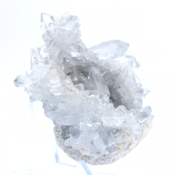 Blue celestite geode Madagascar exceptional quality