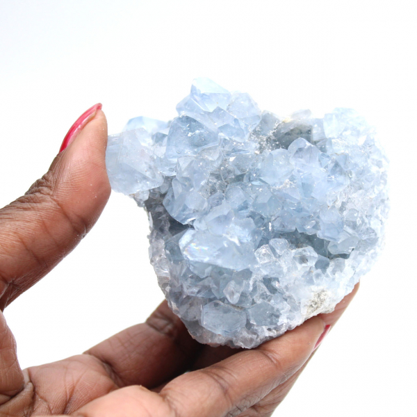 Madagascar Blue Celestite Collector's Coin