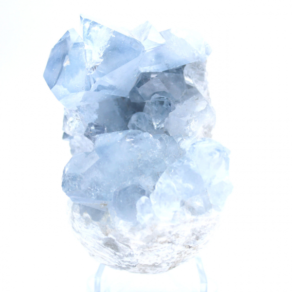 Crystallized blue celestite from Madagascar
