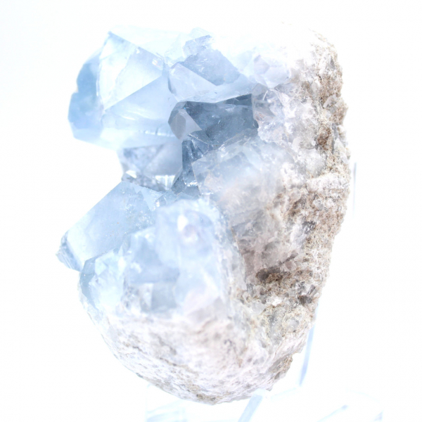 Crystallized blue celestite from Madagascar