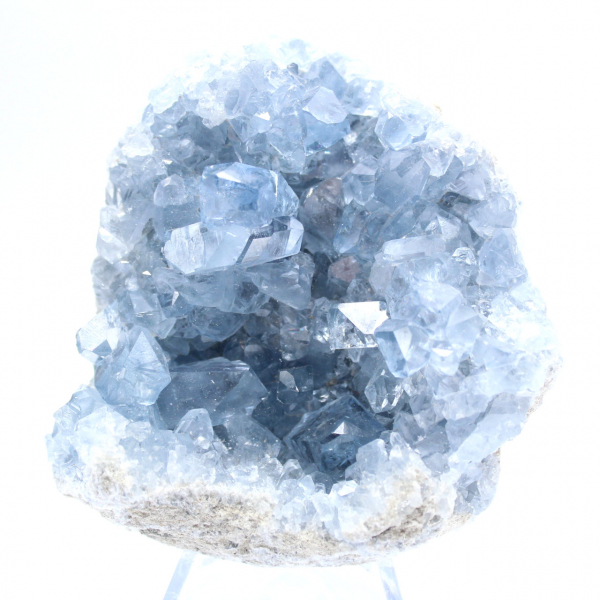 Premium quality Madagascar blue celestite geode