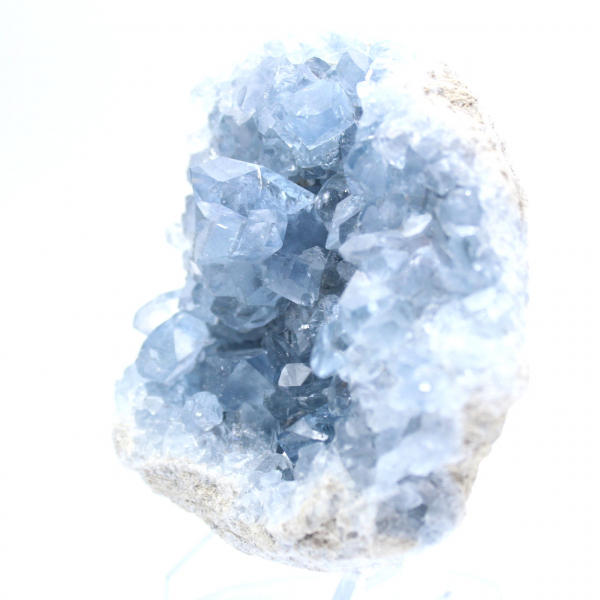 Premium quality Madagascar blue celestite geode