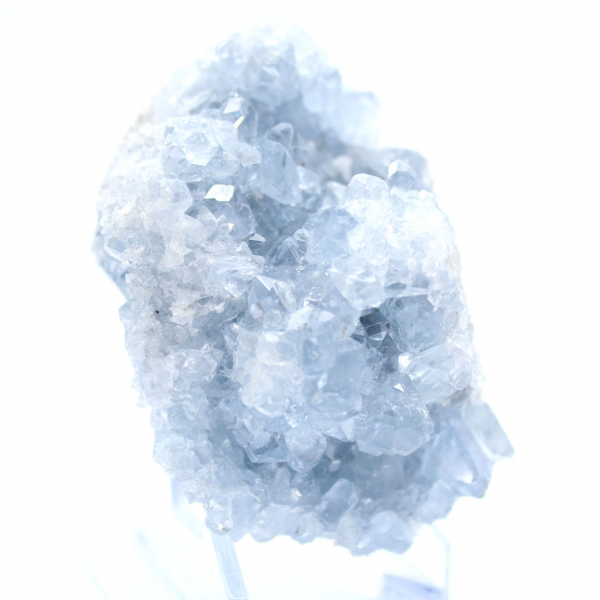 Natural blue celestite crystals Madagascar