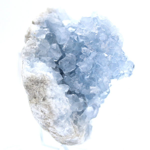 Authentic Madagascar Blue Celestite Geode